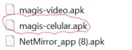 Choose APK File from Download Folder